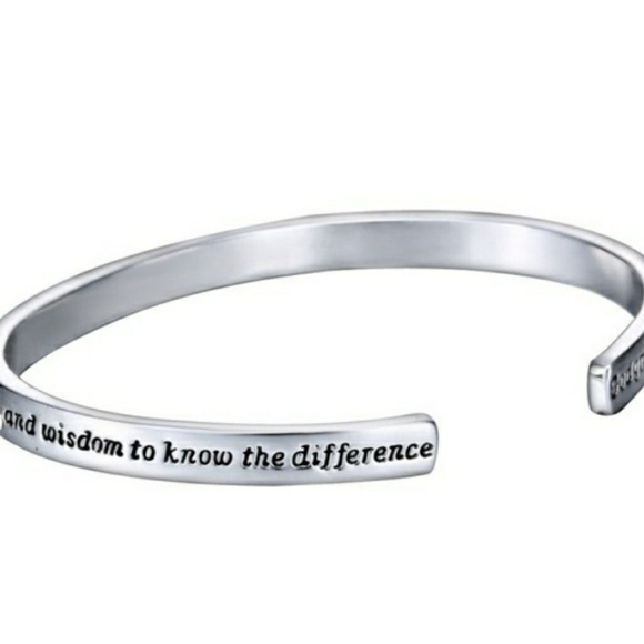 New "Serenity Prayer" Bangle Bracelet - Picture 2 of 8